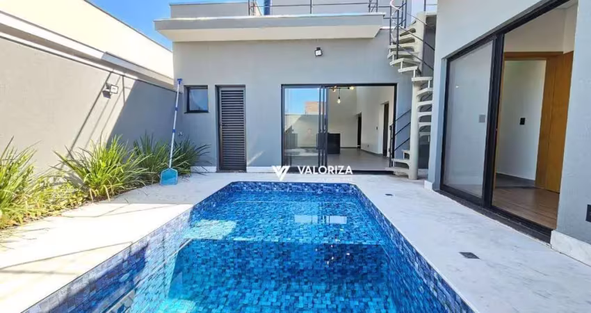 Casa com 3 dormitórios à venda, 200 m² por r$ 1.795.000,00 - condomínio chácara ondina - sorocaba/sp