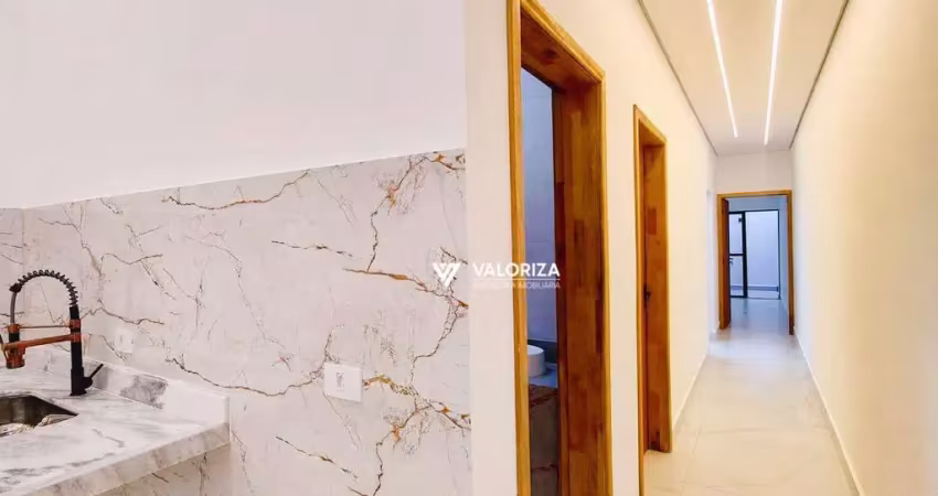 Casa com 2 quartos, sendo 1 suíte à venda, 61 m² por R$ 298.000 - Loteamento Dinorá Rosa - Sorocaba/SP