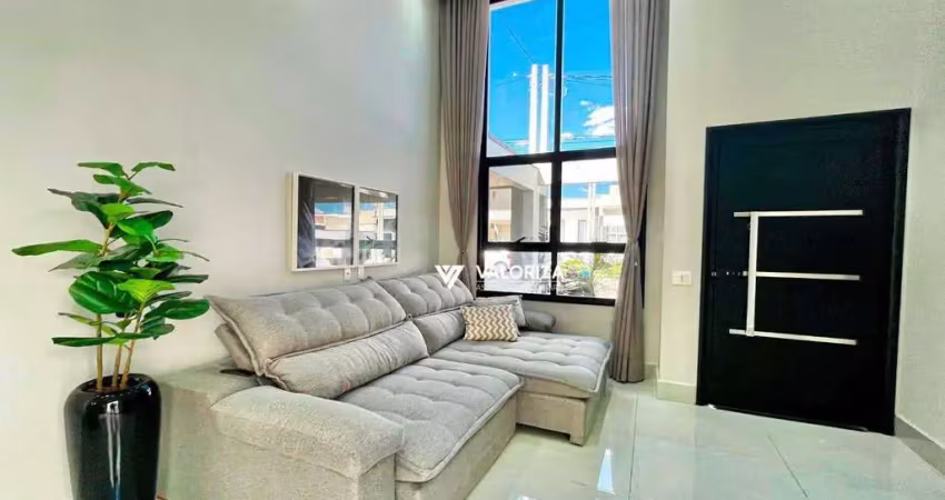 Casa com 3 quartos, sendo 1 suíte à venda, 112 m² por r$ 695.000 - condomínio horto florestal - sorocaba/sp