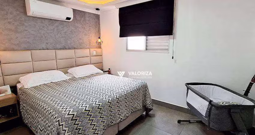 Apartamento duplex com 3 quartos à venda, 105 m² por r$ 550.000 - vila gabriel - sorocaba/sp