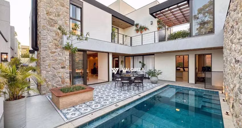 Casa com 4 dormitórios, 300 m² - venda por r$ 2.800.000,00 ou aluguel por r$ 18.980,00/mês - condomínio lago da boa vista - sorocaba/sp