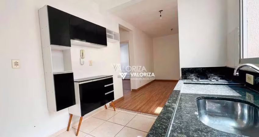 Apartamento com 2 dormitórios para alugar, 52 m² por r$ 1.807,17/mês - condomínio parque serrano - sorocaba/sp