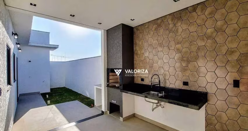 Casa com 3 quartos, sendo 1 suíte à venda, 140 m² por r$ 880.000 - condomínio reserva ipanema - sorocaba/sp