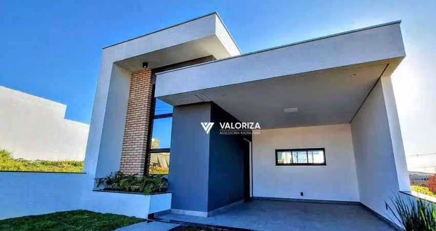 Casa com 3 quartos, sendo 1 suíte à venda, 140 m² por r$ 880.000 - condomínio reserva ipanema - sorocaba/sp