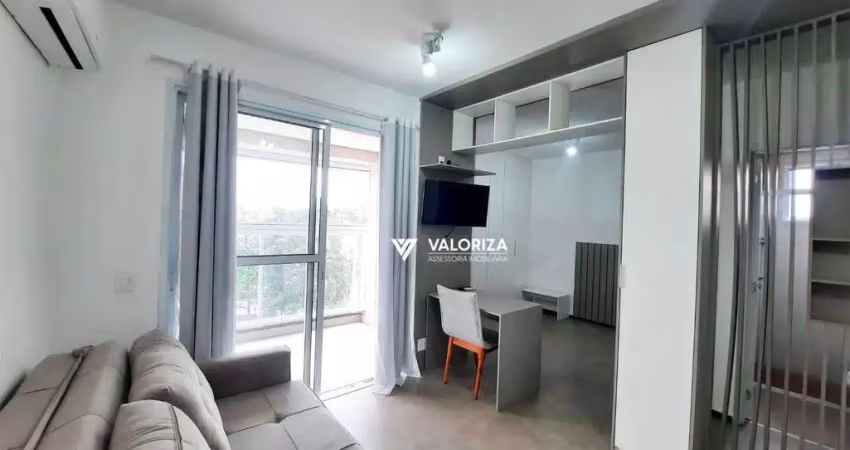 Apartamento com 1 dormitório para alugar, 33 m² por r$ 3.100,00/mês - jardim faculdade - sorocaba/sp