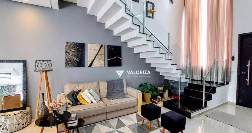Casa com 3 suítes à venda, 236 m² por r$ 1.280.000 - condomínio golden park alfa - sorocaba/sp