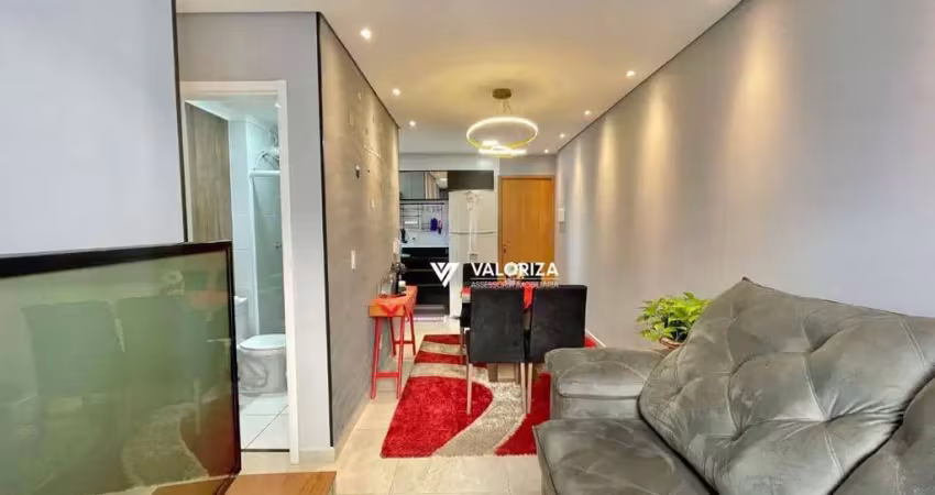 Apartamento com 3 quartos, sendo 1 suíte à venda, 60 m² por r$ 318.000 - trix home horto - sorocaba/sp