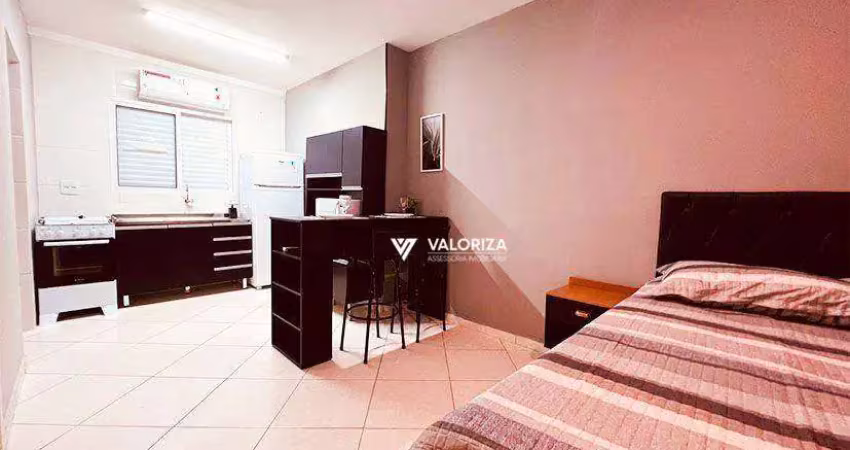 Apartamento com 1 quarto para alugar, 29 m² por r$ 1.960/mês - jardim piratininga - sorocaba/sp
