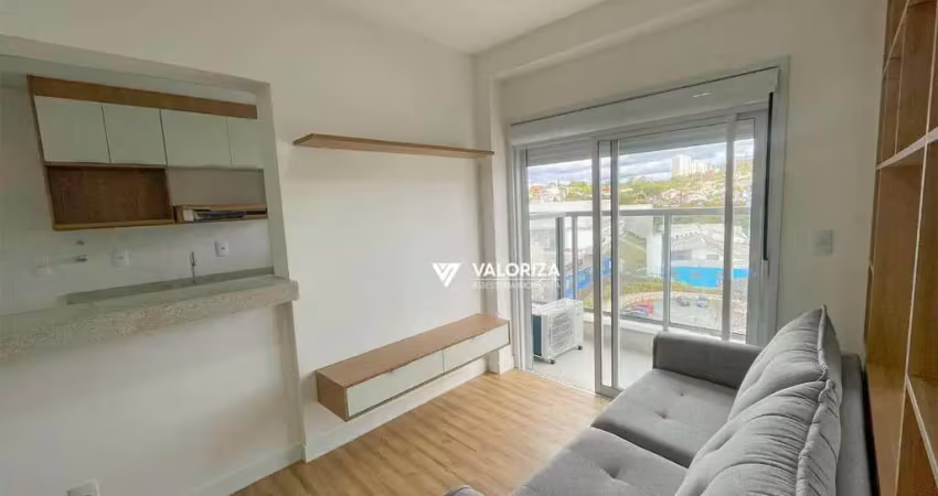 Apartamento com 1 dormitório para alugar, 37 m² por r$ 4.142,73/mês - jardim judith - sorocaba/sp