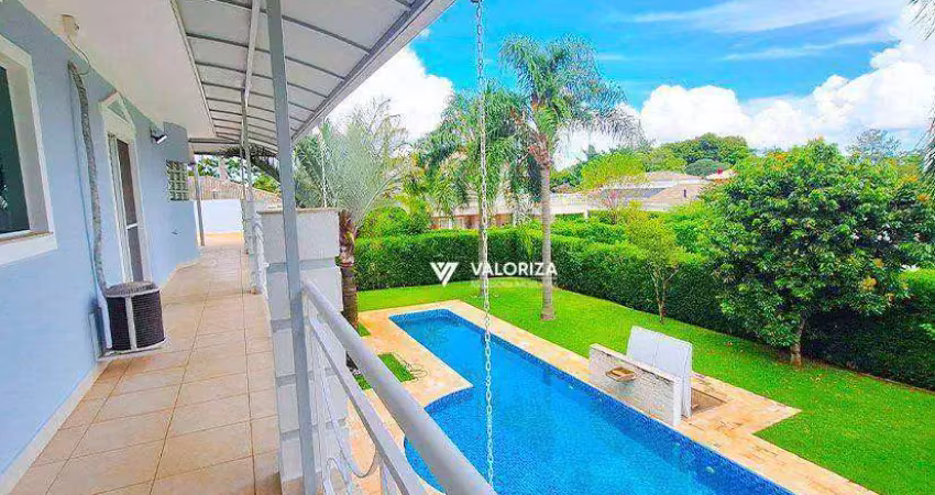 Casa com 4 quartos para alugar, 465 m² por r$ 16.667/mês - lago azul condomínio e golfe clube - araçoiaba da serra/sp