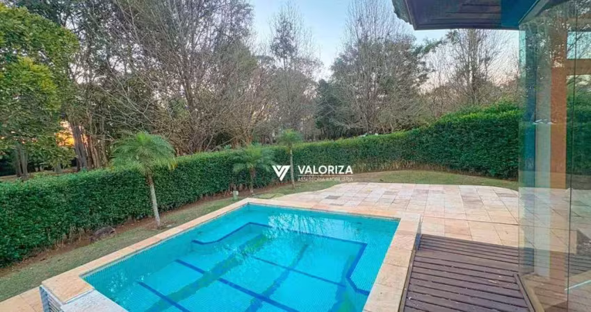 Casa com 5 quartos para alugar, 600 m² por r$ 15.000/mês - condomínio lago azul - araçoiaba da serra/sp