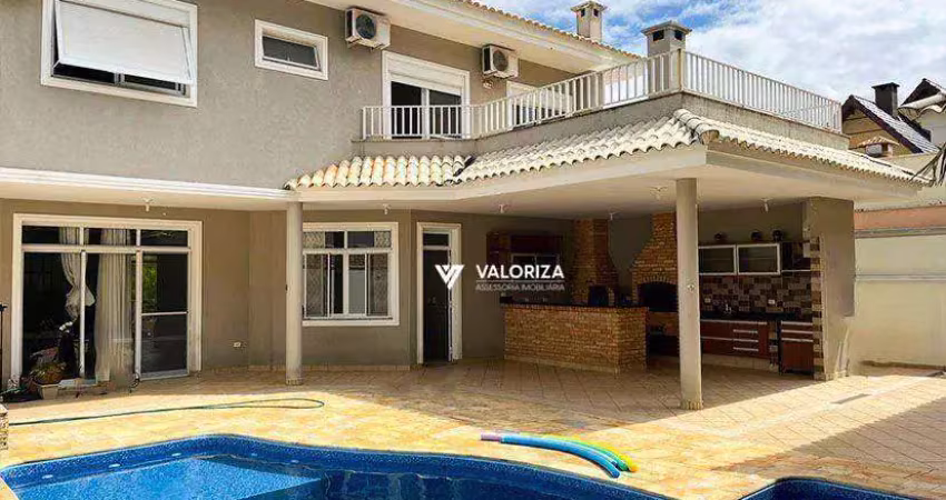 Casa com 4 quartos, 300 m² - venda por r$ 3.200.000 ou aluguel por r$ 10.602/mês - parque campolim - sorocaba/sp