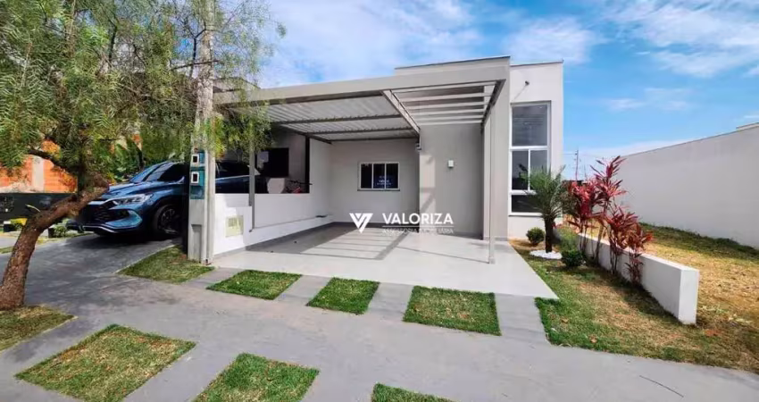 Casa com 3 quartos, sendo 1 suíte à venda, 122 m² por r$ 670.000 - jardim reserva ipanema - sorocaba/sp