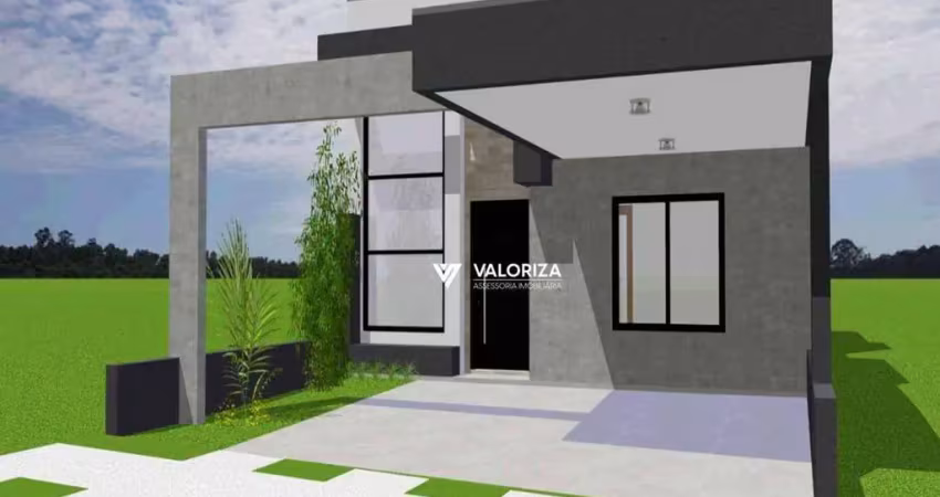 Casa com 3 quartos, sendo 1 suíte à venda, 102 m² por r$ 640.000 - condomínio horto florestal - sorocaba/sp