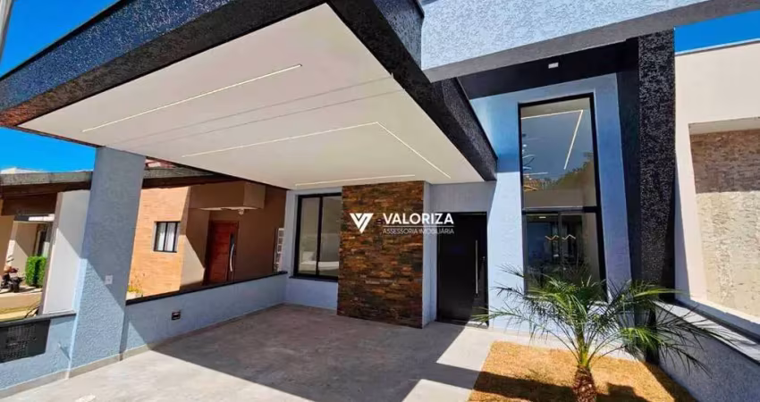 Casa com 3 quartos, sendo 1 suíte à venda, 100 m² por r$ 780.000 - condomínio horto florestal - sorocaba/sp