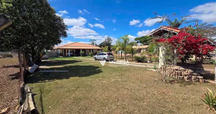 Chácara com 3 dormitórios à venda, 2168 m² por r$ 850.000,00 - jundiaquara - araçoiaba da serra/sp