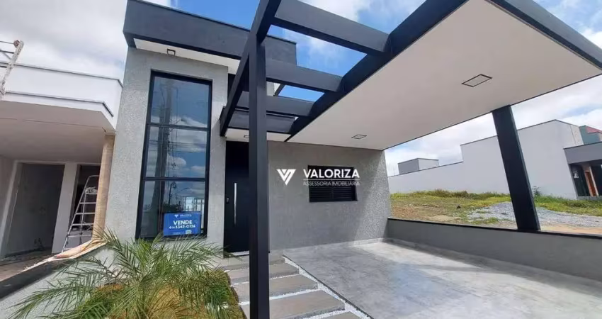 Casa com 3 quartos, sendo 1 suíte  à venda, 117 m² por r$ 778.000 - condomínio residencial jardim - sorocaba/sp