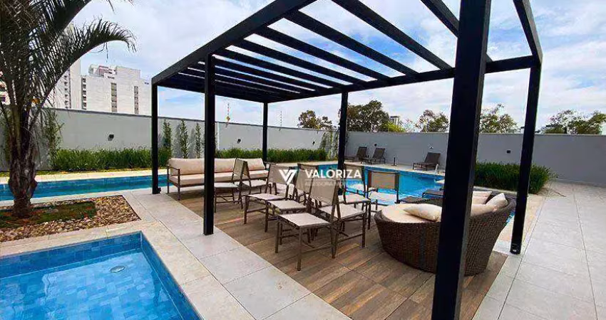 Apartamento com 1 quarto para alugar, 69 m² por r$ 4.000/mês - parque campolim - sorocaba/sp