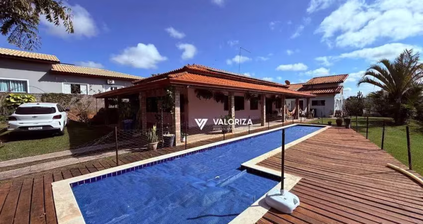 Chácara com 5 dormitórios à venda, 904 m² por r$ 950.000,00 - condomínio village da serra - araçoiaba da serra/sp