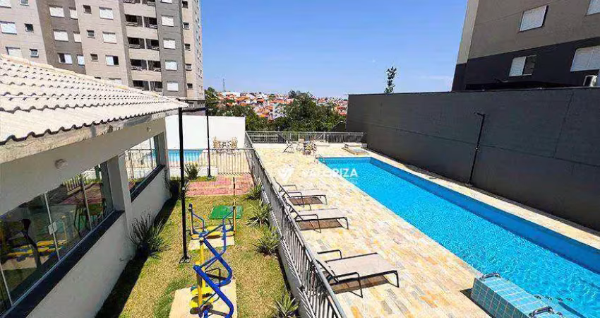 Apartamento com 2 quartos para alugar, 55 m² por r$ 1.630/mês - wanel ville - sorocaba/sp