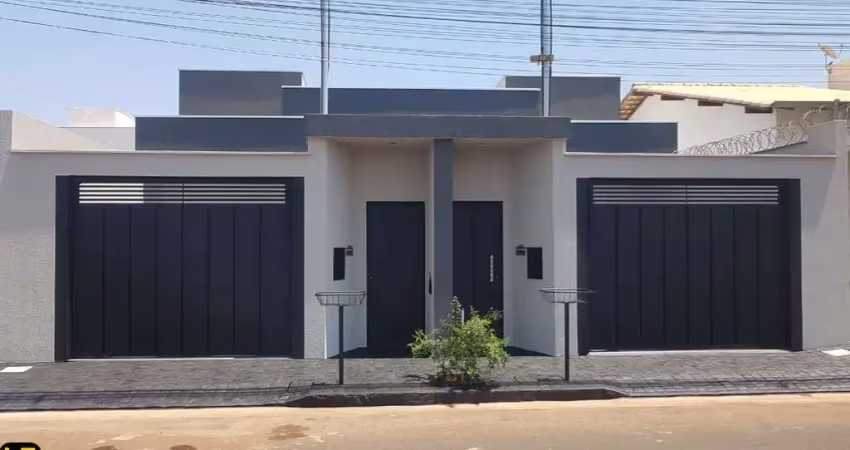 Casa com 3/4, suíte e área gourmet com churrasqueira à venda no vida nova em uberlândia!