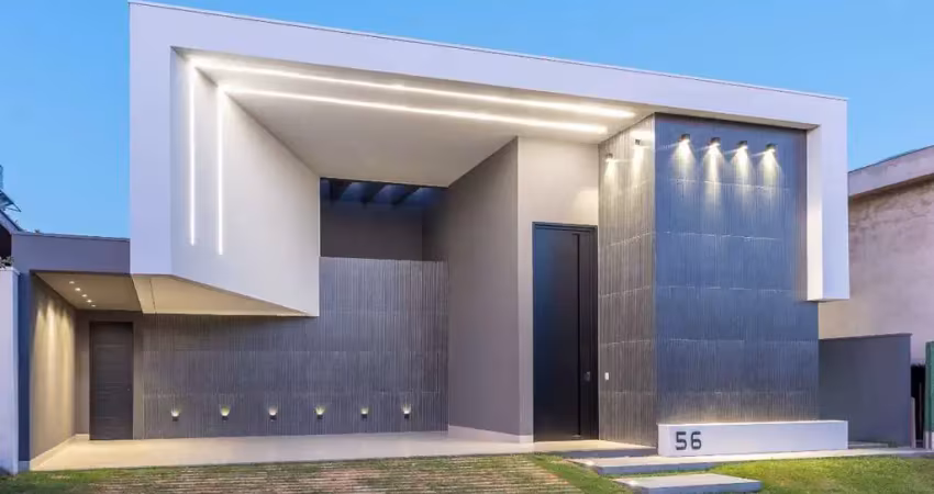 Casa luxuosa com 4 suítes no condomínio arts na zona sul: cozinha, churrasqueira, piscina, 3 vagas cobertas, área de lazer