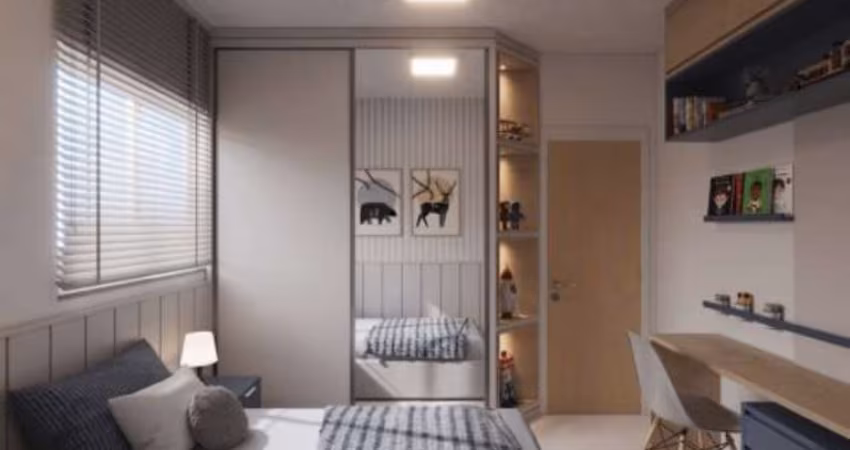 Condomínio Clube - Apartamento 2 quartos, Banheiro, Sala de Tv e Jantar, 1 vaga, Área de Lazer Completa em Uberlândia