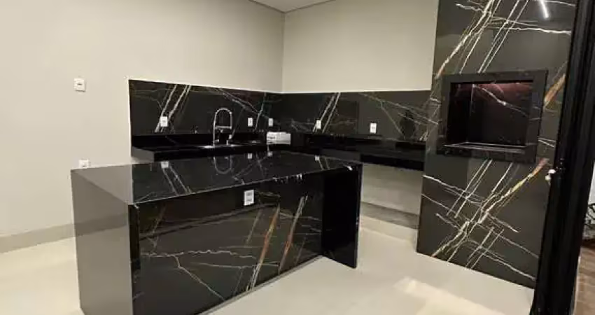 Casa à venda condomínio raros uberlândia: 3 suítes, closet, sala ampla, 4 banheiros, 4 vagas de garagem, piscina, área gourmet, 250m².