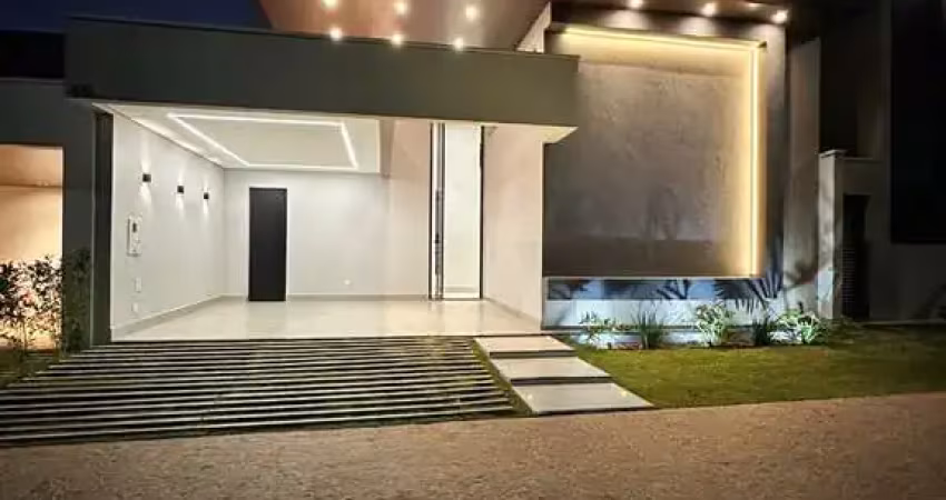 Casa à venda condomínio raros uberlândia: 3 suítes, closet, sala ampla, 4 banheiros, 4 vagas de garagem, piscina, área gourmet, 250m².