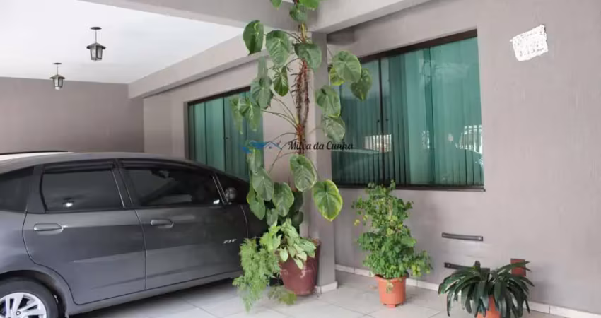 Sobrado à venda com 3 dormitórios 3 vagas com casa nos fundos, homero thon , santo andré