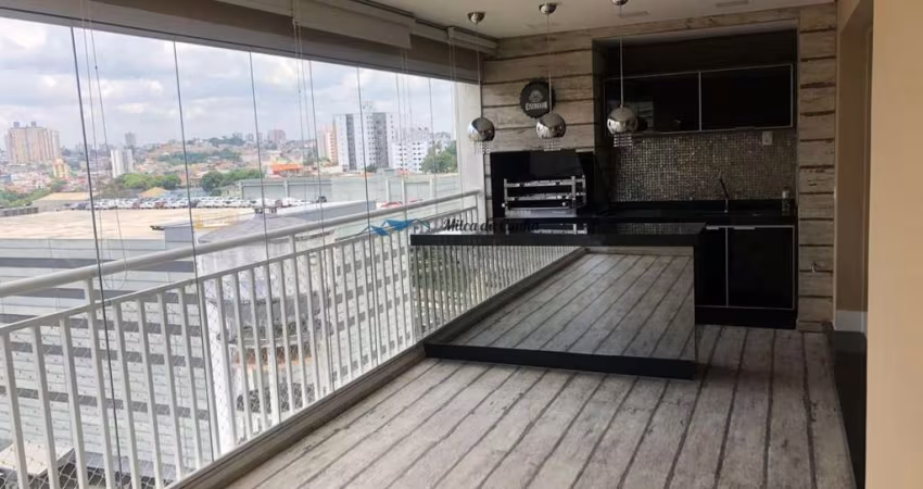 Apartamento à Venda, com 3 suítes, 3 vagas, 155m², Varanda Gourmet, Condomínio Clube, Centro, São Bernardo do Campo