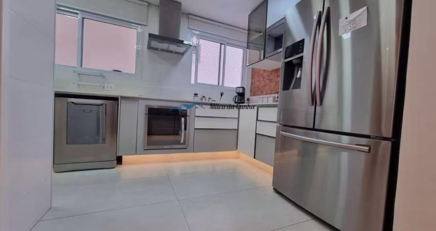 Apartamento à venda no Condomínio Domo Life com 123m², Varanda Gourmet, 2 vagas, 3 dormitórios,  melhor condomínio clube