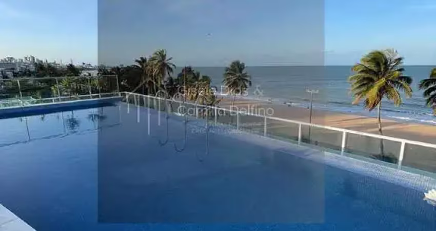 Beira-mar do cabo branco- 71,20m²- 02qts s/ 01ste-varanda gourmet- sul- 02vgs