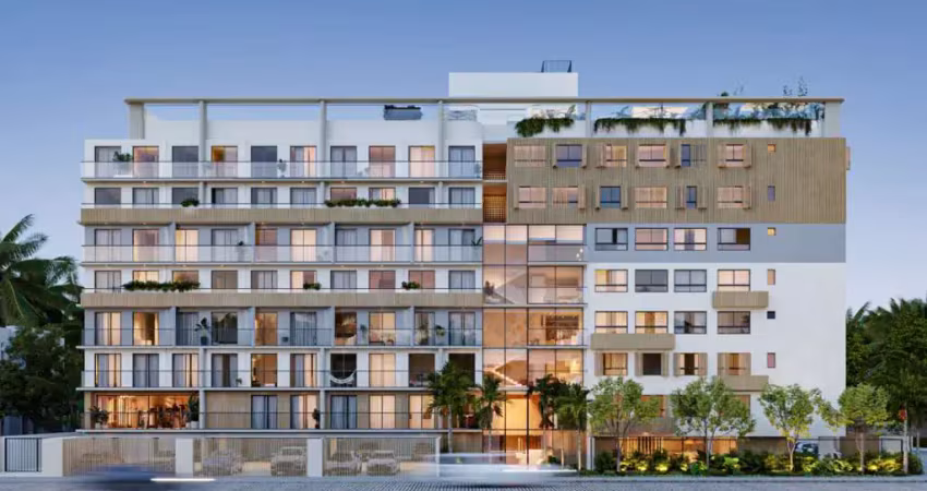 Apartamento à venda em cabedelo, ponta de campina, com 2 quartos, 53,93m²