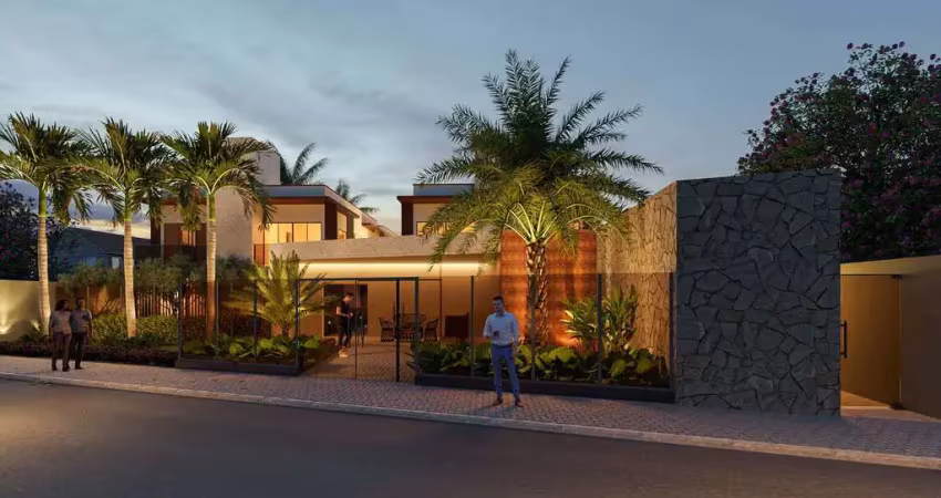 Casa de condomínio à venda em cabedelo, poço, com 3 quartos, 99,28m²