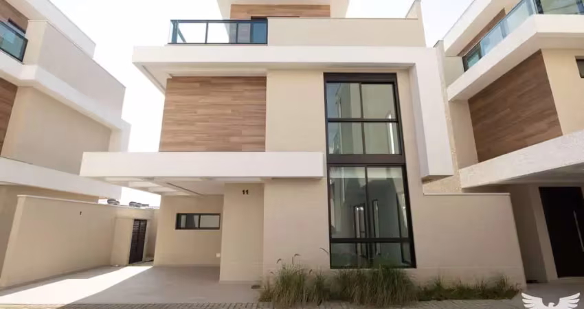 Sobrado em condomínio em santa felicidade com 129,30m²