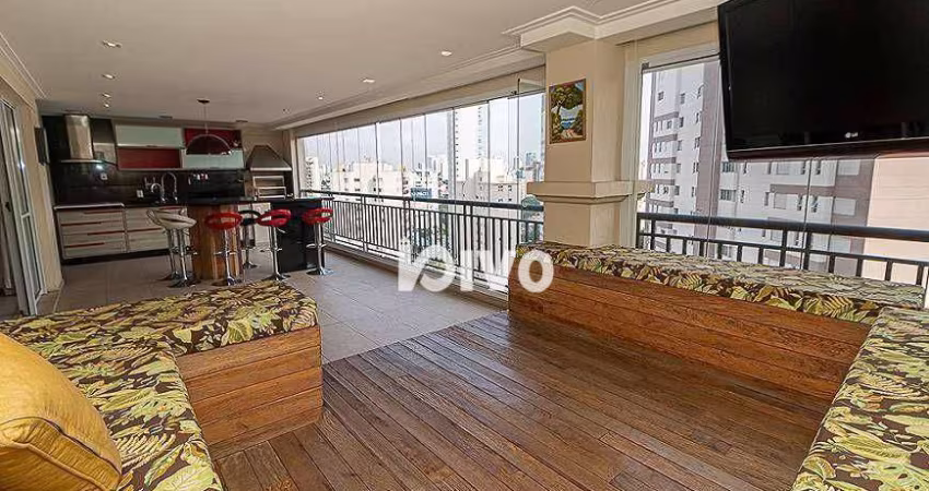 Apartamento com 3 quartos e 3 vagas à venda, 184 m² por R$ 2.670.000 - Klabin