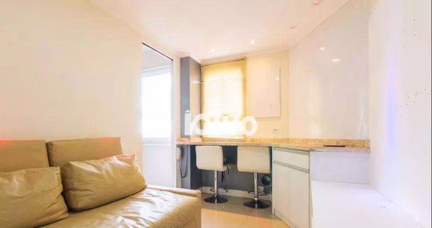 Apartamento com 1 quarto, 1 vaga, anda alto - pertinho do  da Hospital SP/UNIFESP  à venda, 30 m² por R$ 383.000 - Vila Clementino