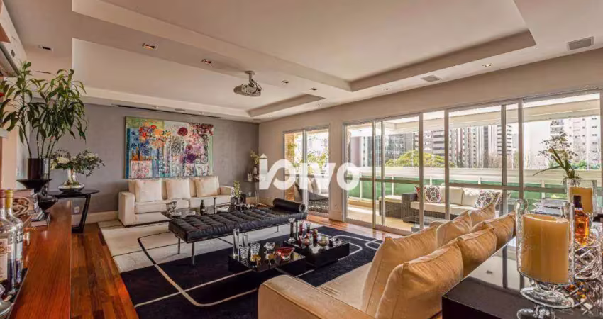 Apartamento com 4 dormitórios à venda, 240 m² por r$ 4.300.000,00 - brooklin - são paulo/sp