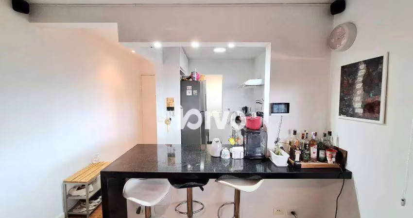 Apartamento com 1 dormitório à venda, 44 m² por r$ 450.000,00 - vila clementino - são paulo/sp