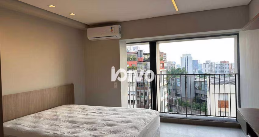 Studio, 26 m² - venda por R$ 588.000,00 ou aluguel por R$ 3.600,00/mês - Pinheiros - São Paulo/SP