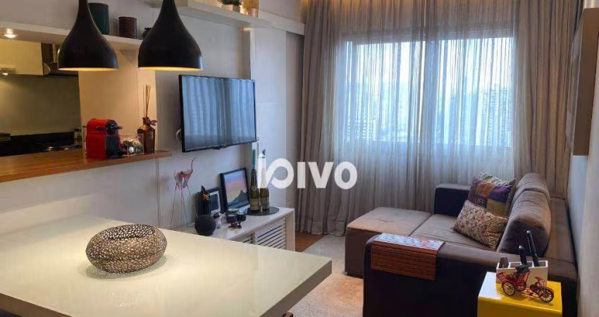 Apartamento com 2 dormitórios à venda, 57 m² por R$ 720.000,00 - Brooklin Novo - São Paulo/SP