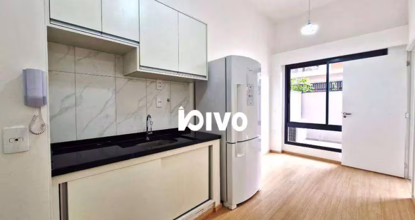 Apartamento garden residencial com 1 dormitório para alugar, 35 m² - vila clementino - são paulo/são paulo
