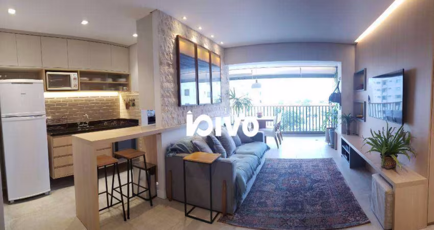 Apartamento com 2 dormitórios à venda, 68 m² por R$ 1.171.000,00 - Mirandópolis - São Paulo/SP