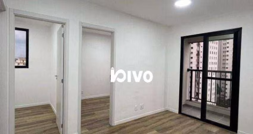 Apartamento com 2 dormitórios para alugar, 42 m² pacote por R$ 3.395/mês - Vila Mira