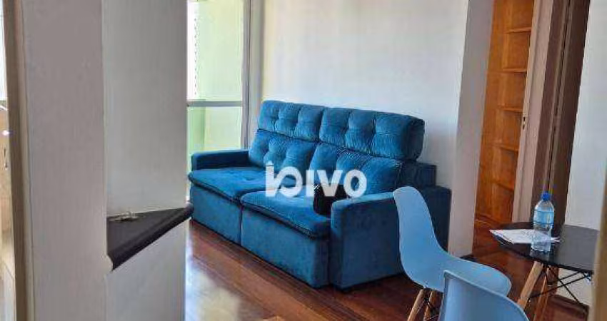 Apartamento MOBILIADO, com 1 dormitório, 41 m², 1 vaga, metrô Vergueiro  - para alugar, 41 m² por R$ 3.901/mês - Aclimação - São Paulo/SP