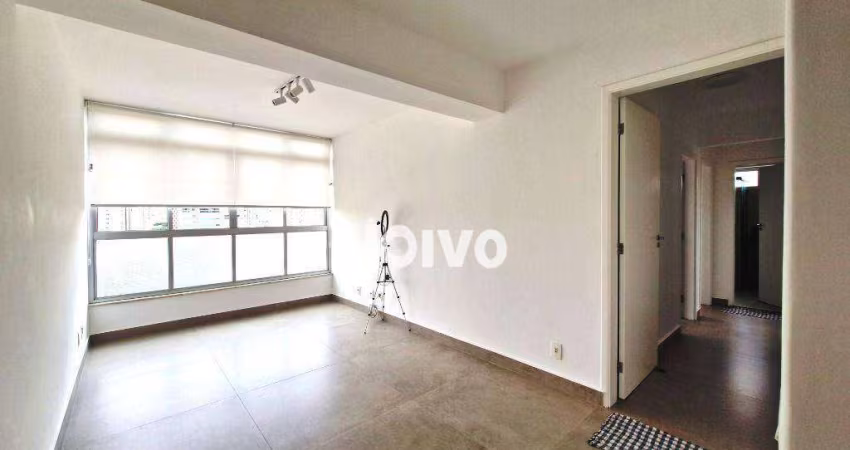 Apartamento reformado com 3 dormitórios para alugar, 68 m² por R$ 4.387/mês - Mirandópolis - São Paulo/SP