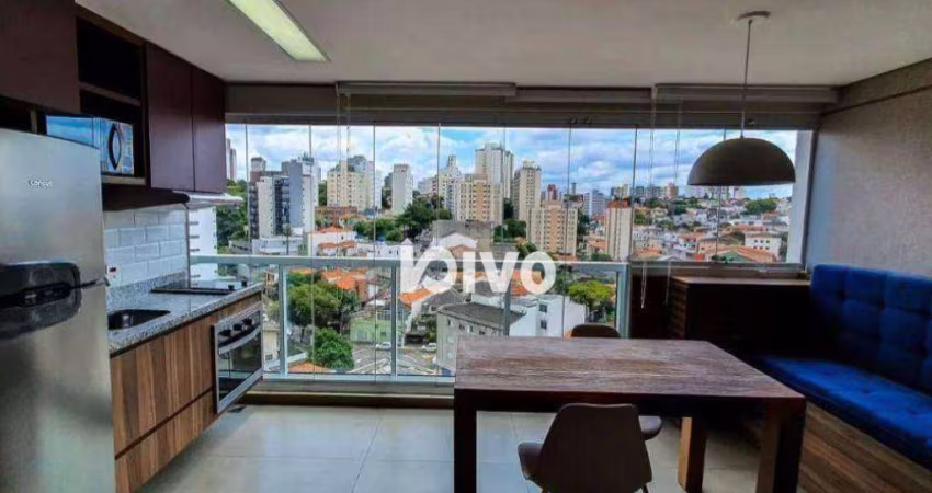 Studio com 1 dormitório para alugar, 37 m² por R$ 4.520,58/mês - Vila Mariana - São Paulo/SP
