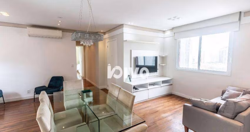 Apartamento com 2 suítes e 2 vagas para alugar, 97 m² por R$ 12.624/mês - Itaim Bibi - São Paulo/SP