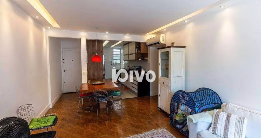 Apartamento Reformado com 3 dormitórios à venda, 107 m² por R$ 1.350.000 - Itaim Bibi - São Paulo/SP